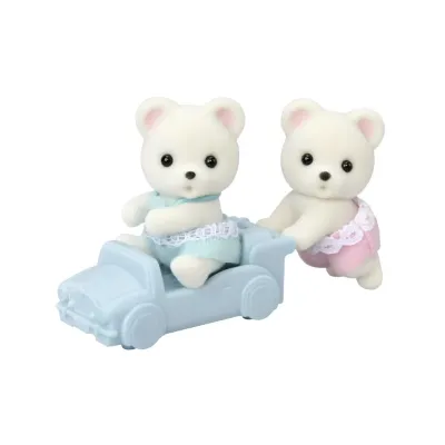 Figurine sylvanian families-gemeni ursuleti polari sf5830