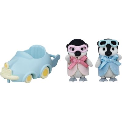 Figurine sylvanian families-pinguini cu masinuta sf5695