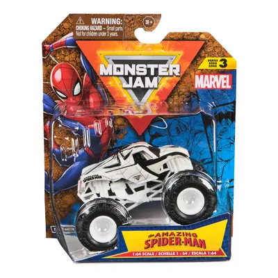 MONSTER JAM MARVEL CAMION GIGANT AMAZING SPIDER MAN ROSU SCARA 1 LA 64 VIV6069960_20150886