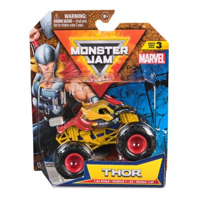 MONSTER JAM MARVEL CAMION GIGANT THOR SCARA 1 LA 64 VIV6069960_20150888