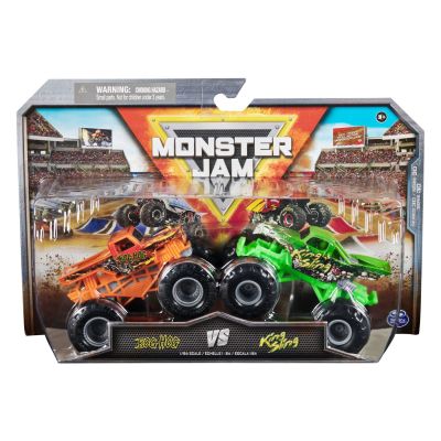 MONSTER JAM SET 2 MASINUTE METALICE BOG HOG SI KING SLING SCARA 1 LA 64 VIV6064128_20148544