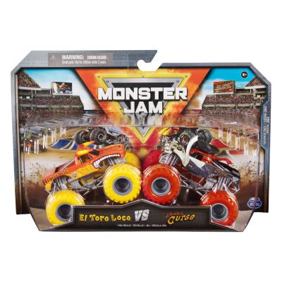 MONSTER JAM SET 2 MASINUTE METALICE EL TORO LOCO SI PIRATES CURSE SCARA 1 LA 64 VIV6064128_20148542
