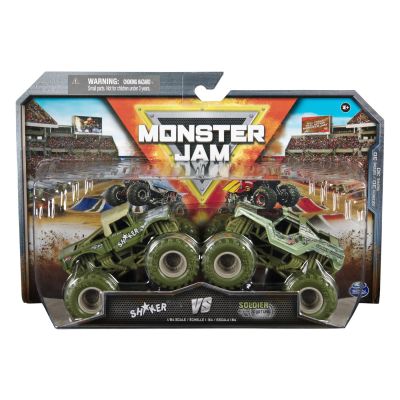MONSTER JAM SET 2 MASINUTE METALICE SHAKER SI SOLDIER FORTUNE SCARA 1 LA 64 VIV6064128_20148543