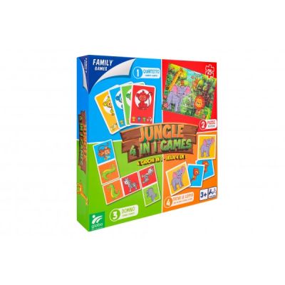 Joc 4 in 1 Jungla Globo SOLGL40902