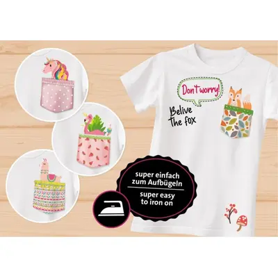 Joc si kit creativ pentru fete Lena de desenat si lipit stickere tricouri SOLLE42599