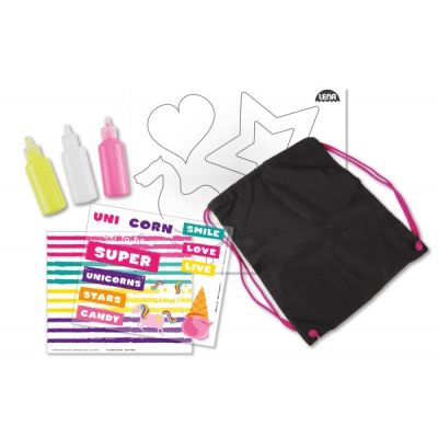 Joc si kit creativ pentru fete Lena Rucsacel textil cu Unicorn SOLLE42607