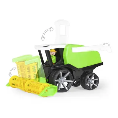 Jucarie plastic Lena Truxx 2 Combina de semanat si treierat cu fermier SOLLE04536
