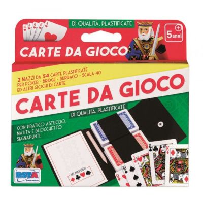 Set doua perechi carti in suport piele eco RS Toys SOLRS11872