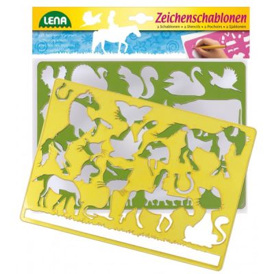 Set sabloane animale Lena Cai si Pisici SOLLE65767