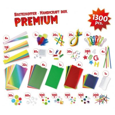 Trusa creatii handmade Premium Lena cu 1300 accesorii incluse SOLLE42663