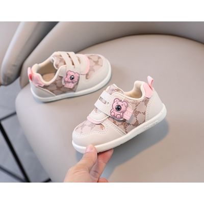 Adidasi crem pentru fetite - pink teddy adt1996-2-s1