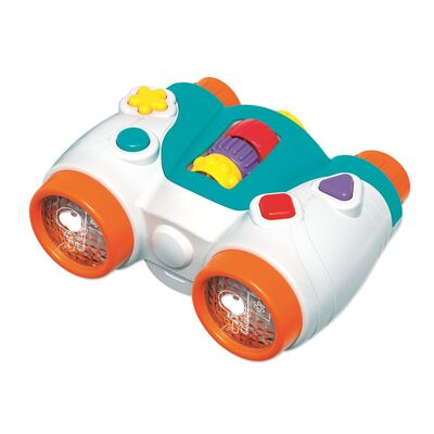 Jucarie muzicala bebe si interactiva, Binoclu cu sunete si lumini, varsta recomandata +18 luni
