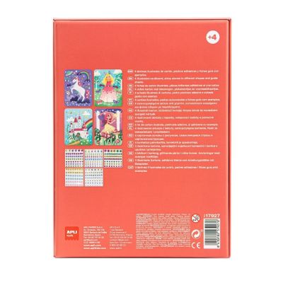 Joc creativ mozaic de diamante, Apli, 4 coli