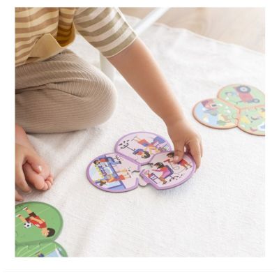 Puzzle din 3 piese Meserii, Apli Kids, 24 piese
