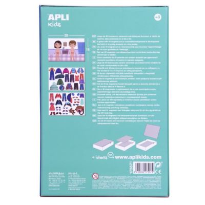 Joc magnetic APLI - magneti imbracaminte, 40 piese