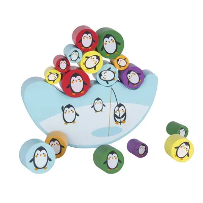 Joc educativ pinguini APLI - Balance, 16 piese