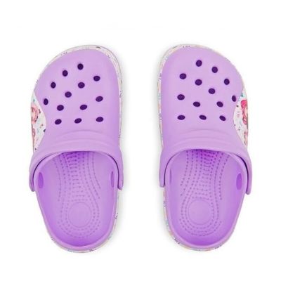 Papuci cu bareta Perletti Rainbow High, pentru fete, PVC si EVA, marime 32, lila SOLPE132915