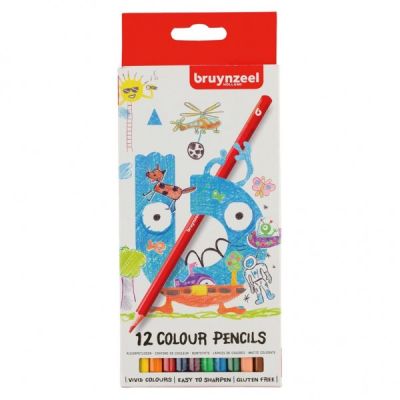 Set 12 creioane colorate Bruynzeel SOLVDM2002509