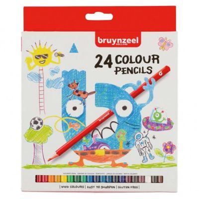 Set 24 creioane colorate Bruynzeel SOLVDM2002510