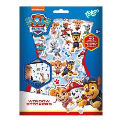 Set stickere Paw Patrol pentru lipit pe geam Totum SOLVDM2007579