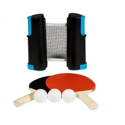 Set tenis de masa cu palete mingi si fileu extensibil SportX SOLVDM2004280