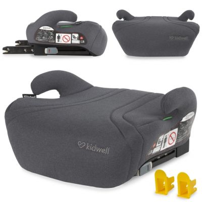 Inaltator auto cu isofix 125-150 cm kidwell bono - gray edeedifosabon02a0