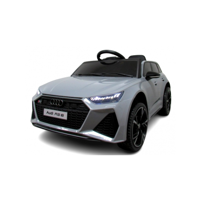 Masinuta electrica cu telecomanda audi rs6 r-sport - gri edeediaudirs6gri