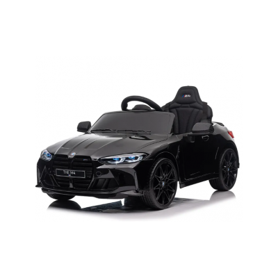 Masinuta electrica cu telecomanda bmw m4, 110x70x50 cm, varsta 1-5 ani, roti eva, scaun din piele eco, putere 90w - negru edeedibmwm4negru