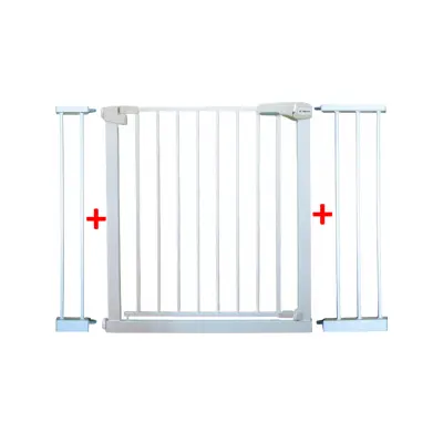 Poarta de siguranta din metal 79-115 cm r-sport s3 - alb edeedijlb328-3alb