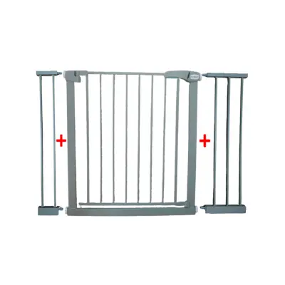 Poarta de siguranta din metal 79-115 cm r-sport s3 - gri edeedijlb328-3gri