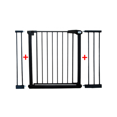 Poarta de siguranta din metal 79-115 cm r-sport s3 - negru edeedijlb328-3negru