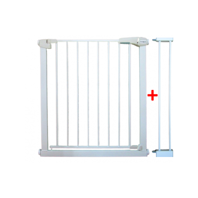 Poarta de siguranta din metal 79-94 cm r-sport s1 - alb edeedijlb328-1alb