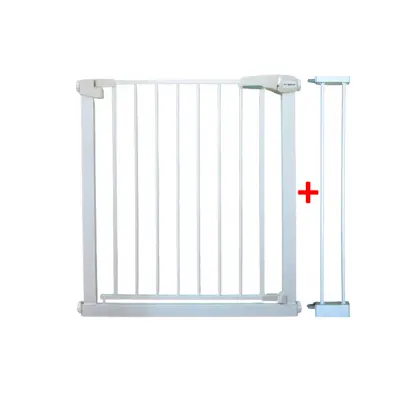 Poarta de siguranta din metal 79-94 cm r-sport s1 - alb edeedijlb328-1alb