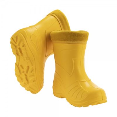 Cizme copii Kolmax super usoare EVA liner fleece detasabil marime 24 Galben SOLKOL050/24/GALBEN