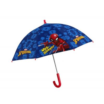 Umbrela Perletti manuala 38 cm cu inchidere cu siguranta Spiderman SOLPE75387