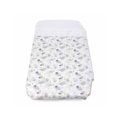 Set lenjerie patut Chicco Next2Me Forever, Grey Sheep, 0luni+ CHC1090891-8