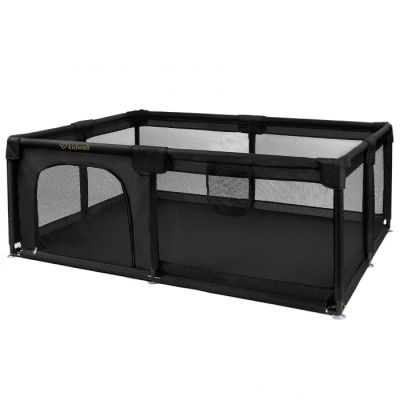 Tarc de joaca pentru copii 120 x 180 cm kidwell fanko - negru edeedikomofan03a2