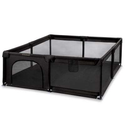Tarc de joaca pentru copii 180 x 200 cm kidwell fanko - negru edeedikomofan03a3