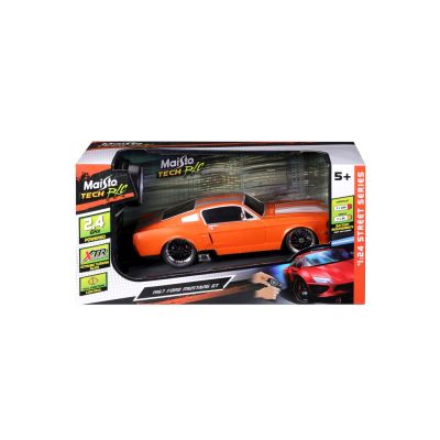 MAISTO MASINUTA CU TELECOMANDA 2.4GHz FORD MUSTANG GT 1967 SCARA 1 LA 24 VIVMST81520