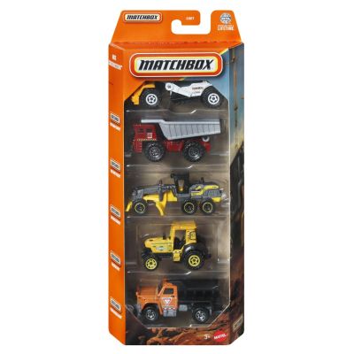 MATCHBOX SET 5 MASINUTE METALICE CONSTRUCTION SCARA 1 LA 64 VIVMTC1817_JBX34