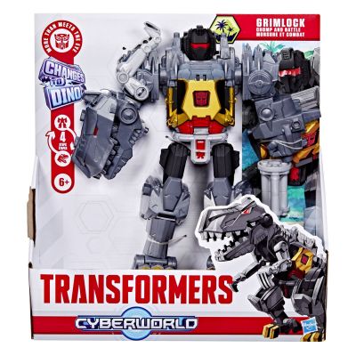 TRANSFORMERS CYBERWORLD ROBOT GRIMLOCK TRANSFORMABIL IN DINOZAUR VIVG0748