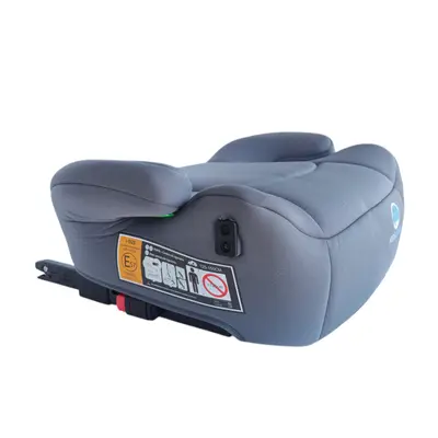 Inaltator auto copii KidsCare FixiGo cu Isofix, 125-150cm, husa lavabila, Gri, omologat R129 i-Size SUPKC_Fixigo_gri