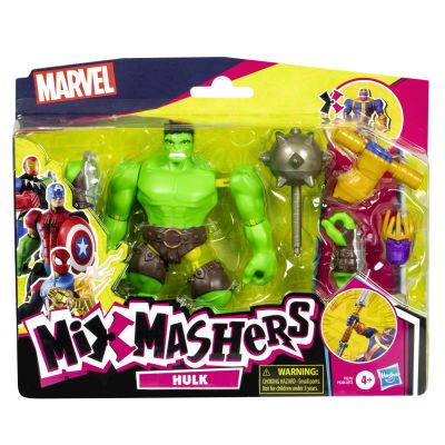 MARVEL AVENGERS MIX MASHERS SET FIGURINA HULK 12CM SI ACCESORII VIVF9266_F9270
