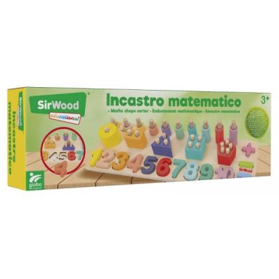 Set matematica 3 in 1 din lemn Globo SOLGL40887