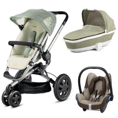 Carucior Buzz bej + Landou Foldable + Cos Auto Maxi Cosi Cabriofix - BCT60305_1_2