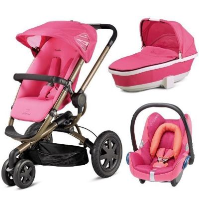 Carucior Buzz Pink + Landou Foldable + Cos Auto Maxi Cosi Cabriofix - BCT60305_2_2