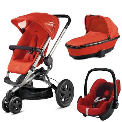 Carucior Buzz red + Landou Foldable + Cos Auto Maxi Cosi Pebble - BCT60305_1