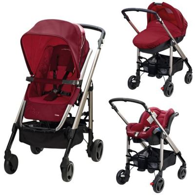 Carucior copii 3in1 Trio Loola2 Raspberry Red - BCT1964