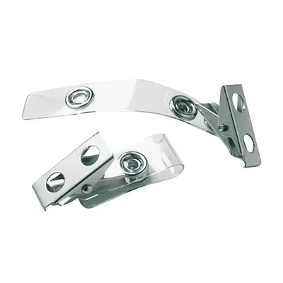 Clips metalic pentru ecuson, 25 bucati/cutie BPTCPV010401