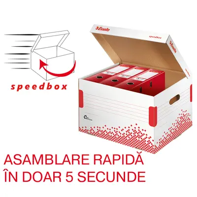 Container de arhivare Esselte Speedbox pentru bibliorafturi BPTCSL200302